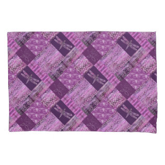 Purple Patina: Mosaic Pillow Case