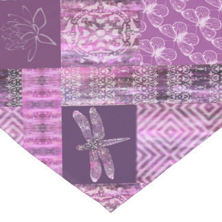 Purple Patina: Mosaic Short Table Runner