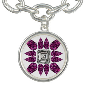 Purple Pattern Bracelet