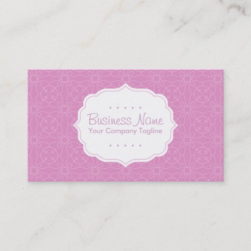 Purple Pattern Business Card
