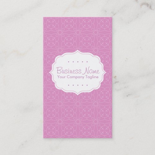 Purple Pattern Business Card