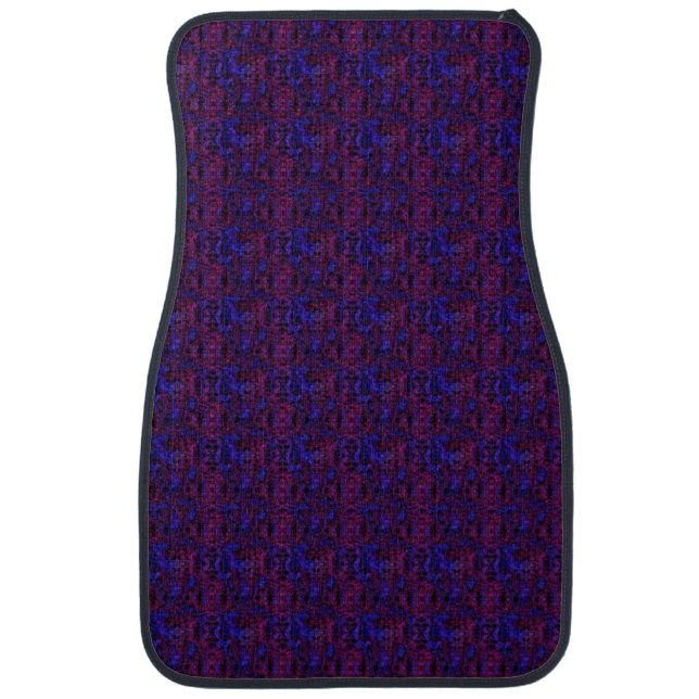 Purple Pattern car mats (Front)