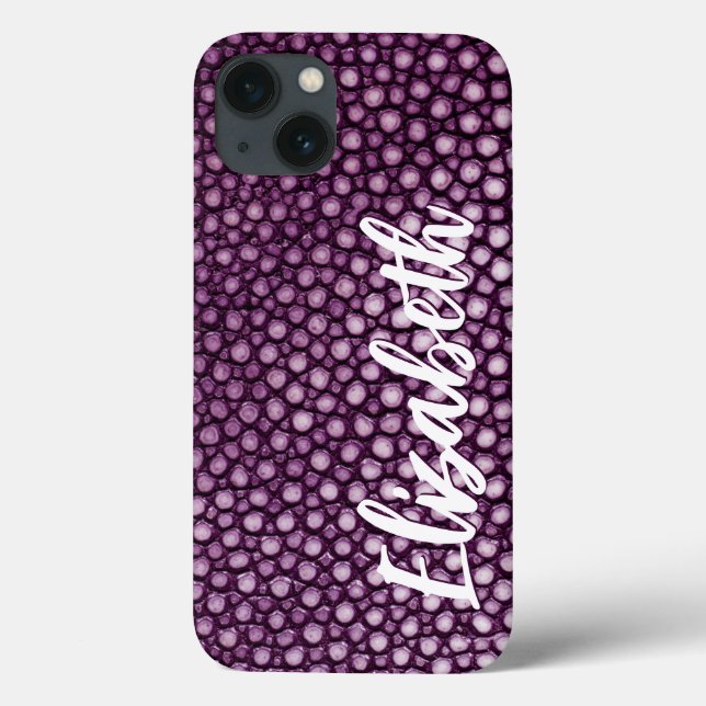 Purple Pattern Case-Mate iPhone Case (Back)