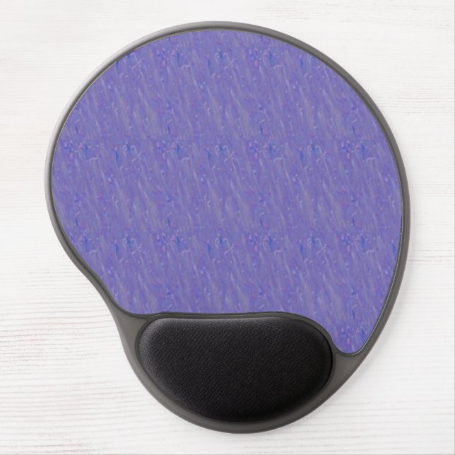 Purple pattern, gel mousepad. mouse pad (Front)