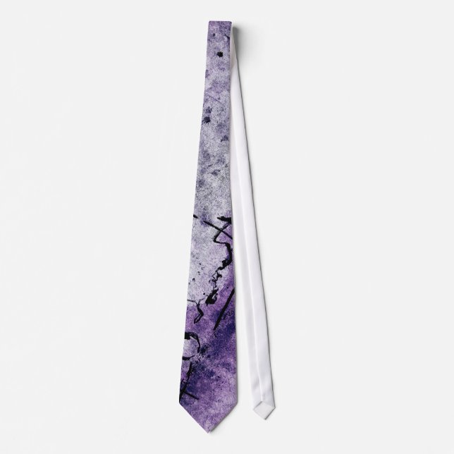 Purple Pattern II Neck Tie (Front)