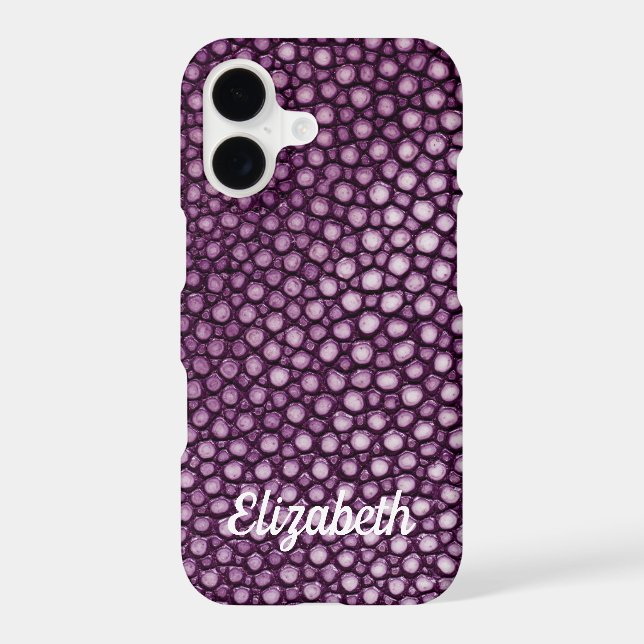 Purple Pattern Iphone Case (Back)