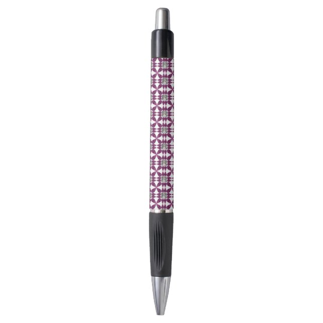 Purple Pattern Pen (Front Vertical)