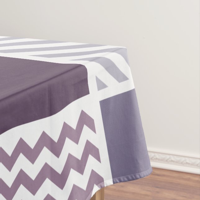 Purple Pattern Tablecloth (In Situ)