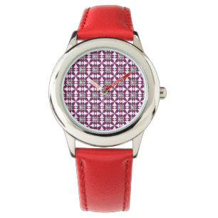 Purple Pattern Watch