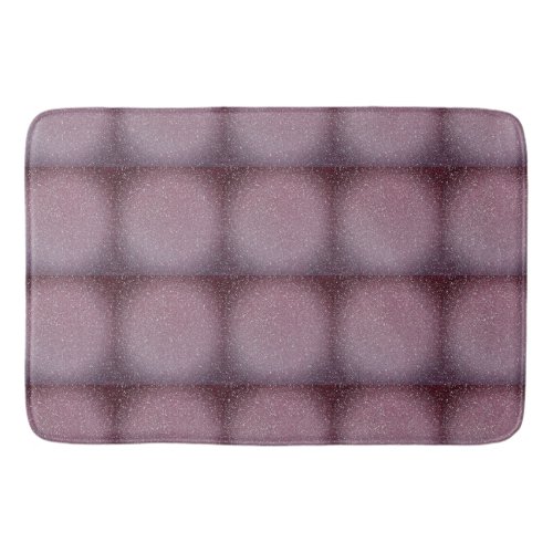Purple Patterns Tiles Classy Unique Trendy Bath Mat