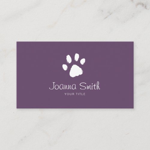 Purple Paw Dog Walking Pet Sitting Vet Appointment