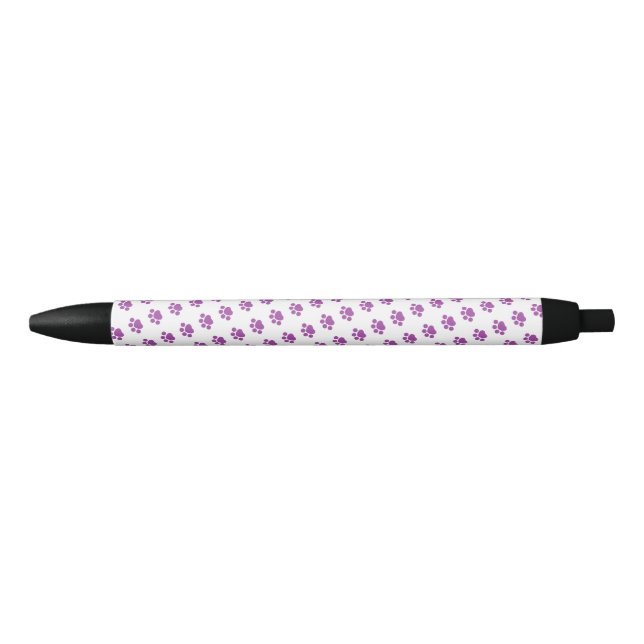 Purple Paw Print Pattern Pen (Front)