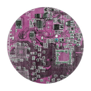 Purple PCB Circuit Board Design for IT Pros