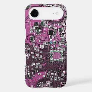 Purple PCB Circuit Board Design for IT Pros iPhone 17 Air Case
