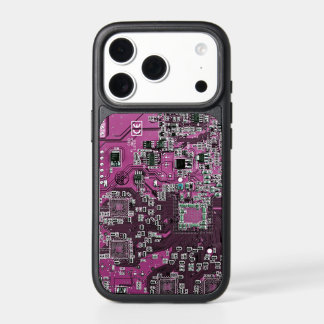 Purple PCB Circuit Board Design for IT Pros iPhone 17 Pro Case