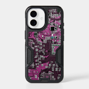 Purple PCB Circuit Board Design for IT Pros iPhone 17 Case