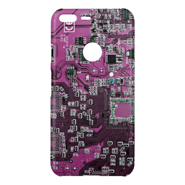 Purple PCB Circuit Board Design for IT Pros Uncommon Google Pixel XL Case (Back)