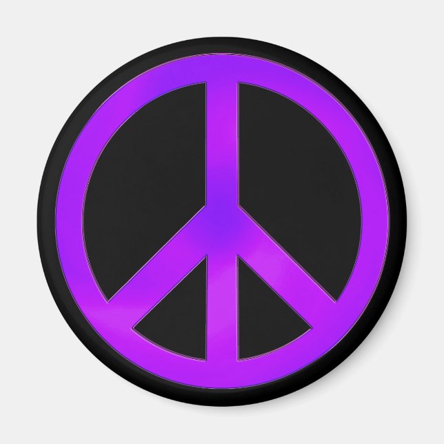 Purple Peace Magnet (Front)