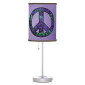 Purple Peace Sign Lamp (Right)