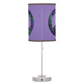 Purple Peace Sign Lamp (Back)
