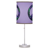 Purple Peace Sign Lamp (Front)