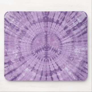 Purple Peace Sign Mouse Pad