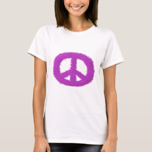 Purple Peace Sign T-Shirt