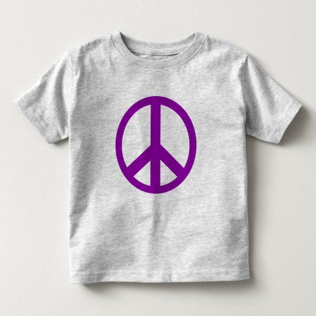 Purple Peace Sign T shirts, Hoodies, Mugs Toddler T-shirt (Front)
