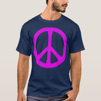 purple peace symbol T-Shirt