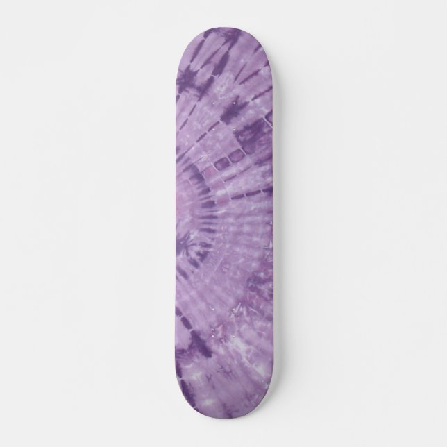 Purple Peace Tie Dye Skateboard (Front)
