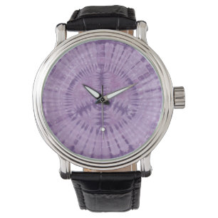 Purple Peace Tie Dye Watch