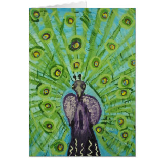 Purple Peacock by Heather S. Cards