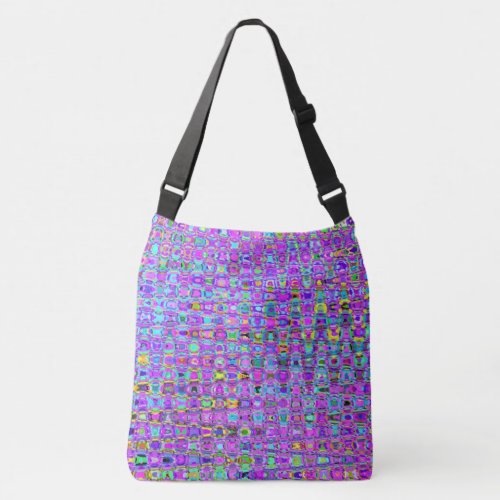 Purple Peacock Crossbody Bag