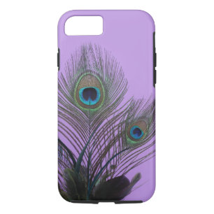 Purple Peacock Feather iPhone 7 Case