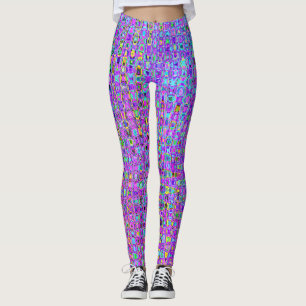 Purple Peacock Leggings
