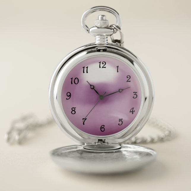 Purple Pearl Pocket Watch (Inside)