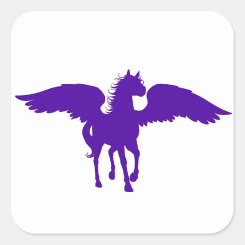 Purple Pegasus Stickers