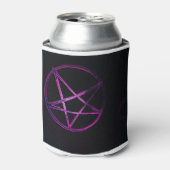 purple pentagram can cooler (Can Front)