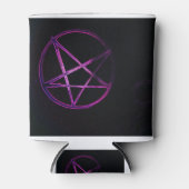 purple pentagram can cooler (Front)