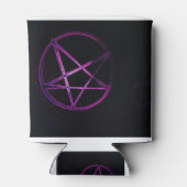 purple pentagram can cooler (Back)