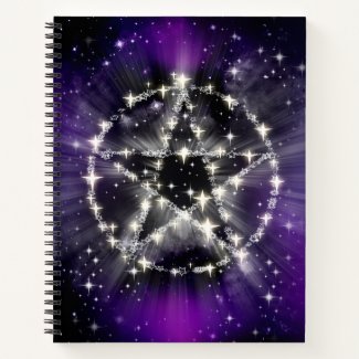 Purple Pentagram Notebook