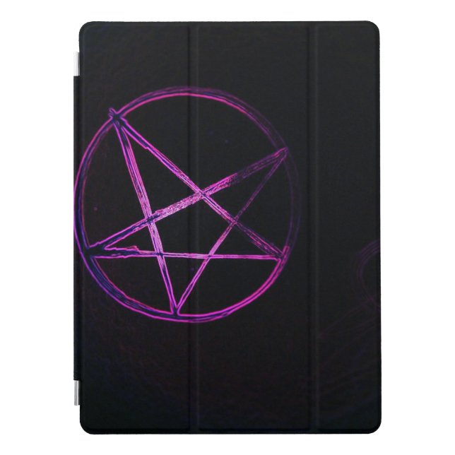 purple pentagram notebook iPad pro cover (Front)