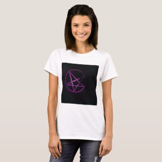 purple pentagram T-Shirt