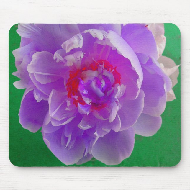 Purple Peony MousePad (Front)
