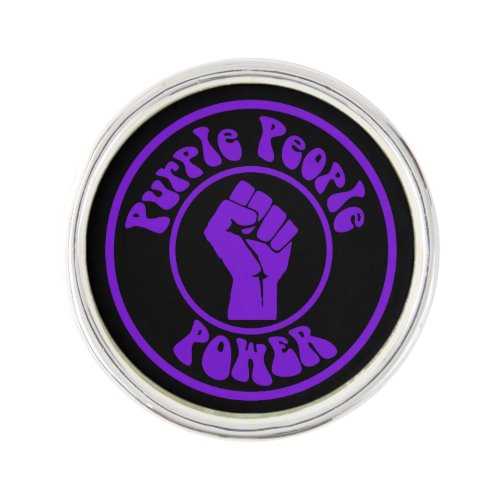 Purple People Power Pin