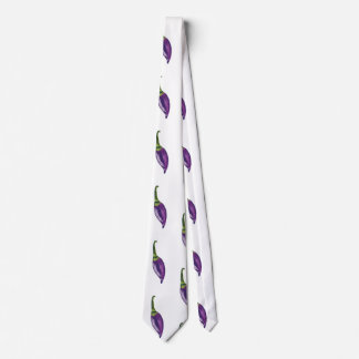 Purple Peppers Neck Tie