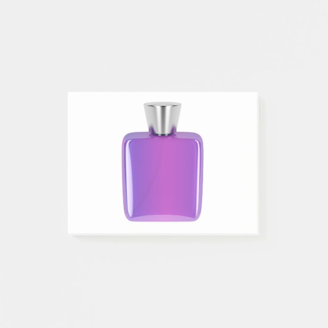 Purple perfume bottle post-it notes (Front)