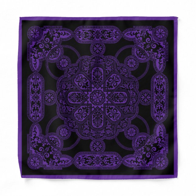 Purple Persian Bandana (Front)