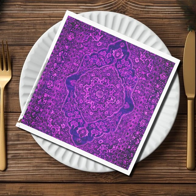 Purple Persian carpet  look - Tabris Napkins (Creator Uploaded)