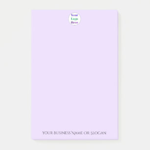 Purple Personalized Branded Custom Logo Post-it Notes